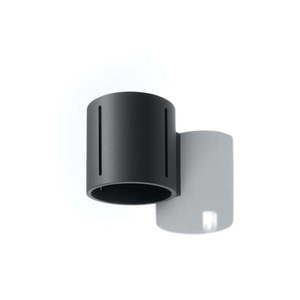 Čierne nástenné svietidlo Vulco – Nice Lamps vyobraziť