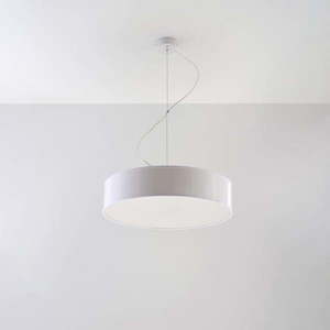 Biele závesné svietidlo ø 45 cm Atis – Nice Lamps vyobraziť