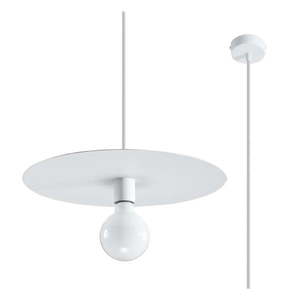 Biele závesné svietidlo ø 40 cm Livago – Nice Lamps vyobraziť