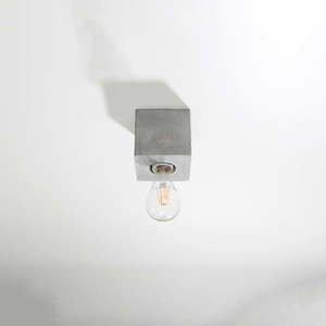 Sivé stropné svietidlo 10x10 cm Gabi – Nice Lamps vyobraziť