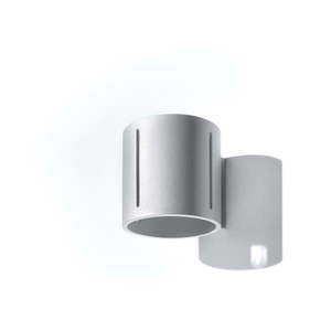 Sivé nástenné svietidlo Vulco – Nice Lamps vyobraziť