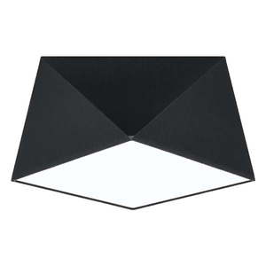 Čierne stropné svietidlo 25x25 cm Koma – Nice Lamps vyobraziť
