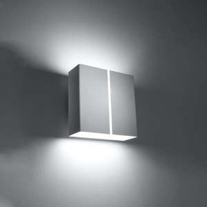 Biele nástenné svietidlo Split – Nice Lamps vyobraziť