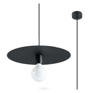 Čierne závesné svietidlo ø 40 cm Livago – Nice Lamps vyobraziť