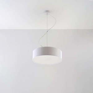 Biele závesné svietidlo ø 35 cm Atis – Nice Lamps vyobraziť