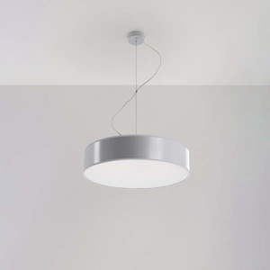Sivé závesné svietidlo ø 45 cm Atis – Nice Lamps vyobraziť