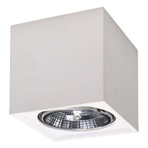 Biele stropné svietidlo 14x14 cm Duozone – Nice Lamps vyobraziť