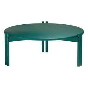 Zelený okrúhly konferenčný stolík z borovicového dreva ø 80 cm Sticks – Karup Design vyobraziť