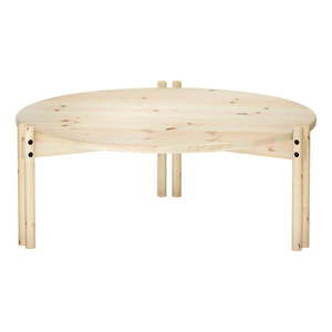 Okrúhly konferenčný stolík z borovicového dreva v prírodnej farbe ø 80 cm Sticks – Karup Design vyobraziť