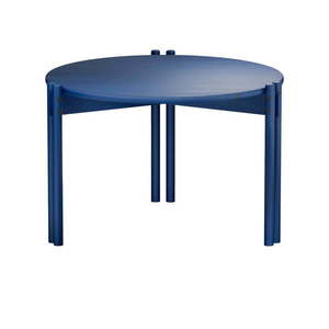Modrý okrúhly konferenčný stolík z borovicového dreva ø 60 cm Sticks – Karup Design vyobraziť