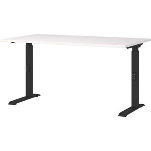 Pracovný stôl s nastaviteľnou výškou s bielou doskou 80x140 cm Downey – Germania vyobraziť
