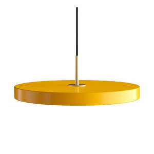 Žlté LED závesné svietidlo s kovovým tienidlom ø 43 cm Asteria – UMAGE vyobraziť