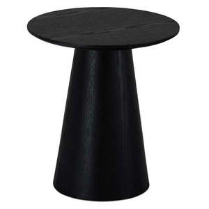 Čierny konferenčný stolík v dekore duba ø 45 cm Tango – Furnhouse vyobraziť
