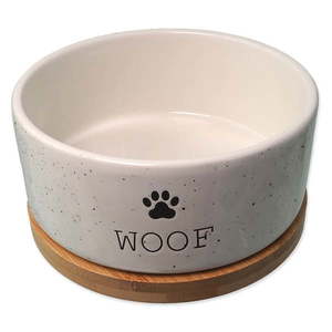 Keramická miska pre psa ø 16 cm Dog Fantasy WOOF – Plaček Pet Products vyobraziť