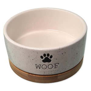 Keramická miska pre psa ø 13 cm Dog Fantasy WOOF – Plaček Pet Products vyobraziť