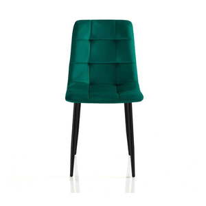 Zelené zamatové jedálenské stoličky v súprave 2 ks Faffy – Tomasucci vyobraziť