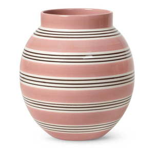 Ružovo-biela porcelánová váza Kähler Design Nuovo, výška 20, 5 cm vyobraziť