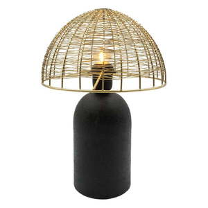Stolová lampa v čierno-zlatej farbe (výška 36 cm) – Antic Line vyobraziť