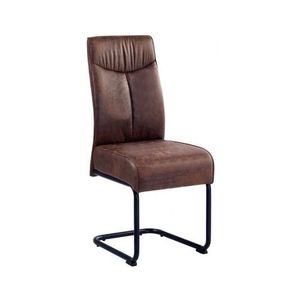 Jedálenská stolička York, hnedá vintage látka% vyobraziť
