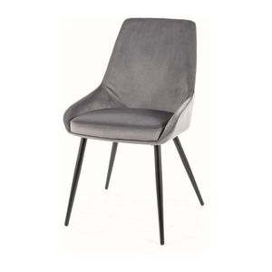 Sconto Jedálenská stolička CUBI sivá/čierna vyobraziť