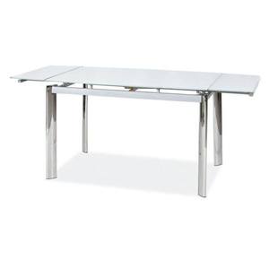 Sconto Jedálenský stôl SIG-GD020 biela/chróm vyobraziť