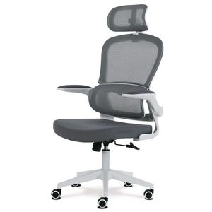 Sconto Kancelárska stolička BRUNO sivá/biela vyobraziť