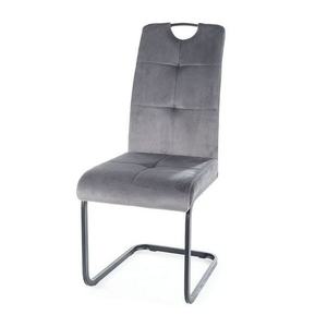 Sconto Jedálenská stolička OXU sivá/čierna vyobraziť