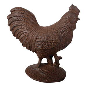 Kovová záhradná soška Rooster – Esschert Design vyobraziť