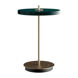 Zelená LED stolová lampa so stmievačom s kovovým tienidlom (výška 31 cm) Asteria Move – UMAGE vyobraziť