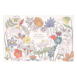 Papierové prestieranie v súprave 8 ks 28x42.5 cm Butterflies & Flowers – Meri Meri vyobraziť