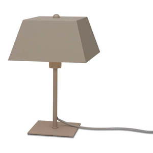 Béžová stolová lampa s kovovým tienidlom (výška 31 cm) Perth – it's about RoMi vyobraziť
