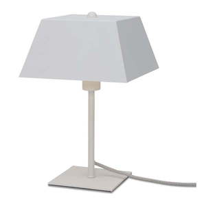 Biela stolová lampa s kovovým tienidlom (výška 31 cm) Perth – it's about RoMi vyobraziť