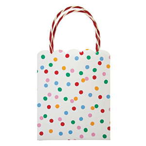 Darčekové tašky v súprave 8 ks 13x8 cm Spotty – Meri Meri vyobraziť