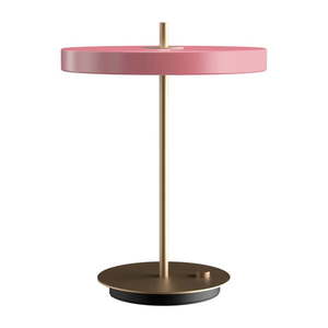Ružová LED stolová lampa so stmievačom s kovovým tienidlom (výška 41, 5 cm) Asteria Table – UMAGE vyobraziť