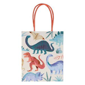 Darčekové tašky v súprave 8 ks 13x8 cm Dinosaur Kingdom – Meri Meri vyobraziť