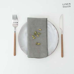 Ľanové obrúsky v súprave 2 ks Khaki – Linen Tales vyobraziť