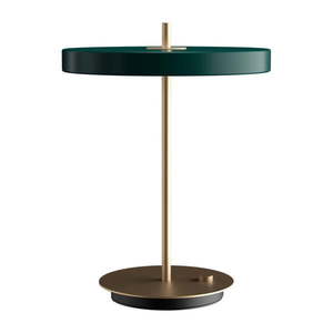Tmavozelená LED stolová lampa so stmievačom s kovovým tienidlom (výška 41, 5 cm) Asteria Table – UMAGE vyobraziť