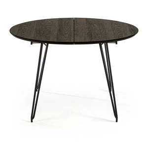 Okrúhly rozkladací jedálenský stôl s doskou v dekore jaseňového dreva ø 120 cm Norfort – Kave Home vyobraziť