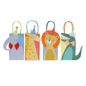 Darčekové tašky v súprave 8 ks 11x6 cm Animal Parade – Meri Meri vyobraziť
