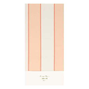 Obrus 137x259 cm Peach Stripe – Meri Meri vyobraziť