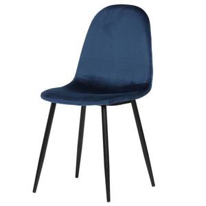 Sconto Jedálenská stolička LUISA modrá/čierna vyobraziť