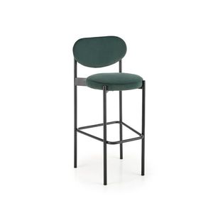 Barová židle H108 tmavě zelená vyobraziť