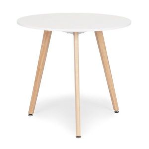 Odkládací stolek LOUIS 80 cm bílý vyobraziť