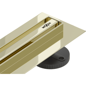 Odtokový žľab MEXEN FLAT 360 SLIM s otočným sifónom, zlatý, 70 CM vyobraziť