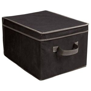 Úložný textilný box Roul 40x30 cm čierny vyobraziť