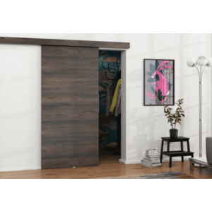 KIER Posuvné dvere MALIBU | 90 cm Farba: jaseň tmavý vyobraziť