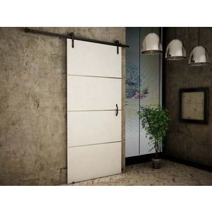 KIER Posuvné dvere RETRO PLUS | 80 cm Farba: Biela vyobraziť