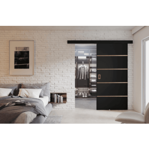 KIER Posuvné dvere WERDI PLUS | 90 cm Farba: Čierna vyobraziť