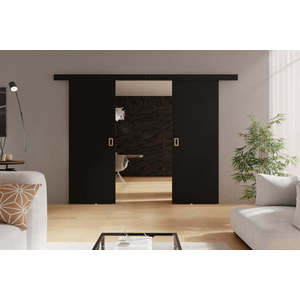 KIER Posuvné dvere WERDI DUO | 132 cm Farba: Čierna vyobraziť