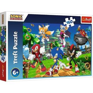 Trefl Puzzle Sonic a jeho priatelia, 160 dielikov vyobraziť